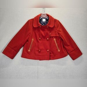 Pou Dou Dou  Jacket Women’s M  Orange Crop Blazer